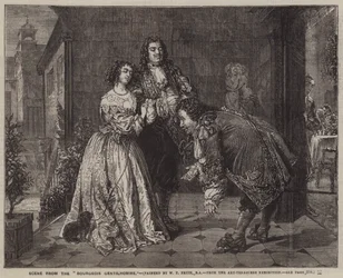 Szene aus dem Bürger als Edelmann